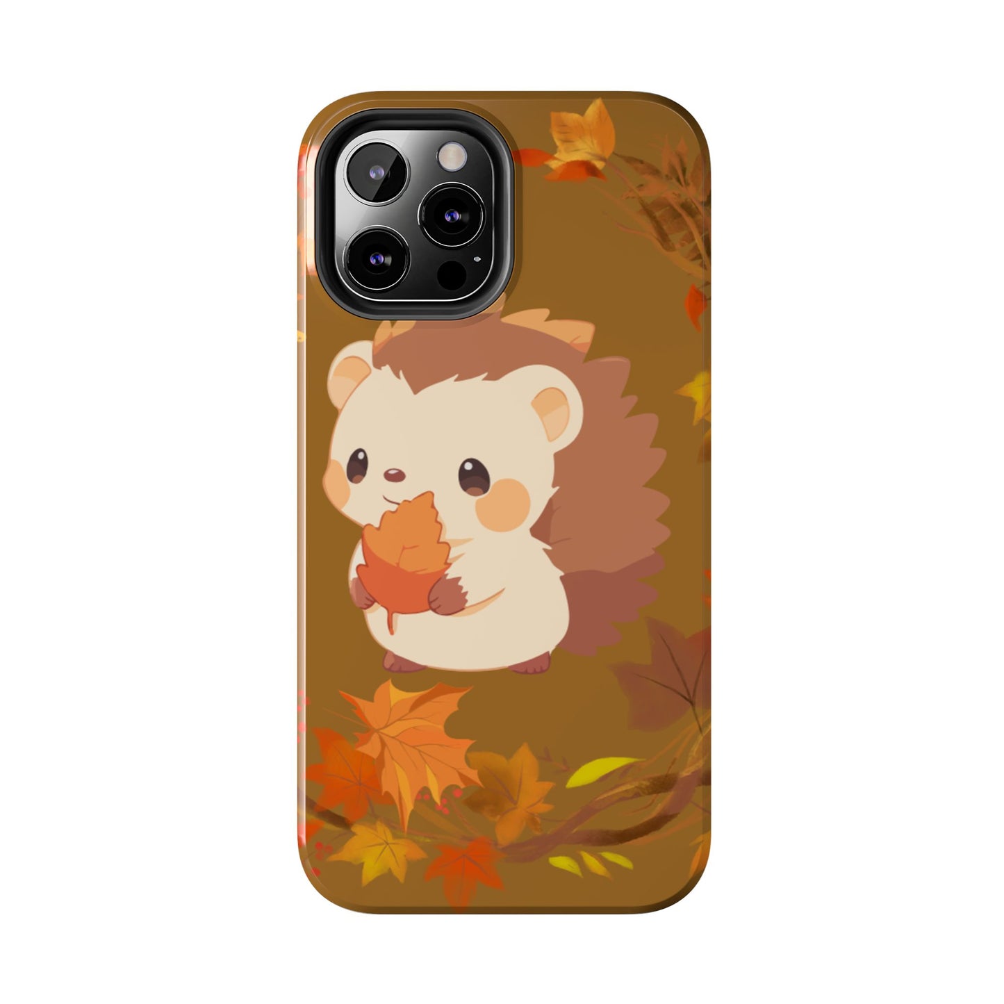 Cute Hedgehog Phone Cases, Fall Decor, Animal Lovers Gifts, Autumn Vibes, Unique Cell Phone Cover, Hedgehog Design