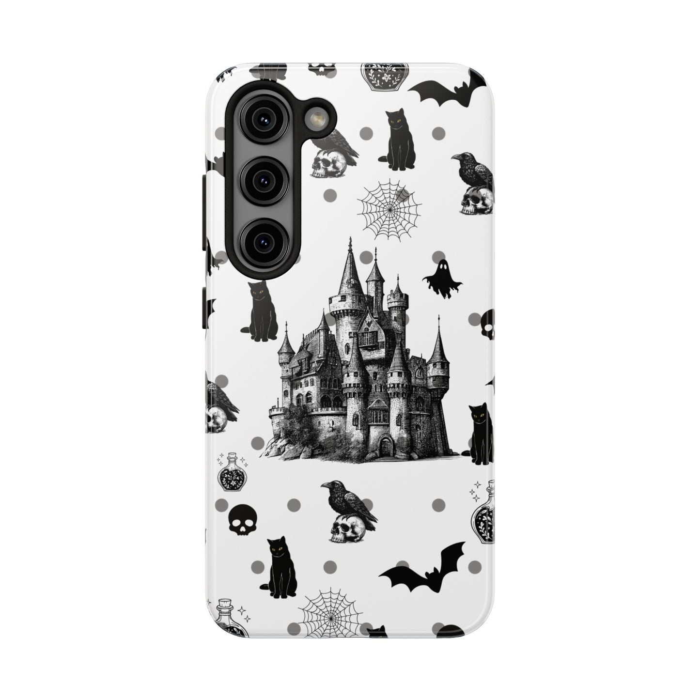 Gothic Castle Phone Cases - Tough & Stylish, Halloween Gifts, Spooky Vibe, Unique Designs, Phone Accessories, Customized Cases