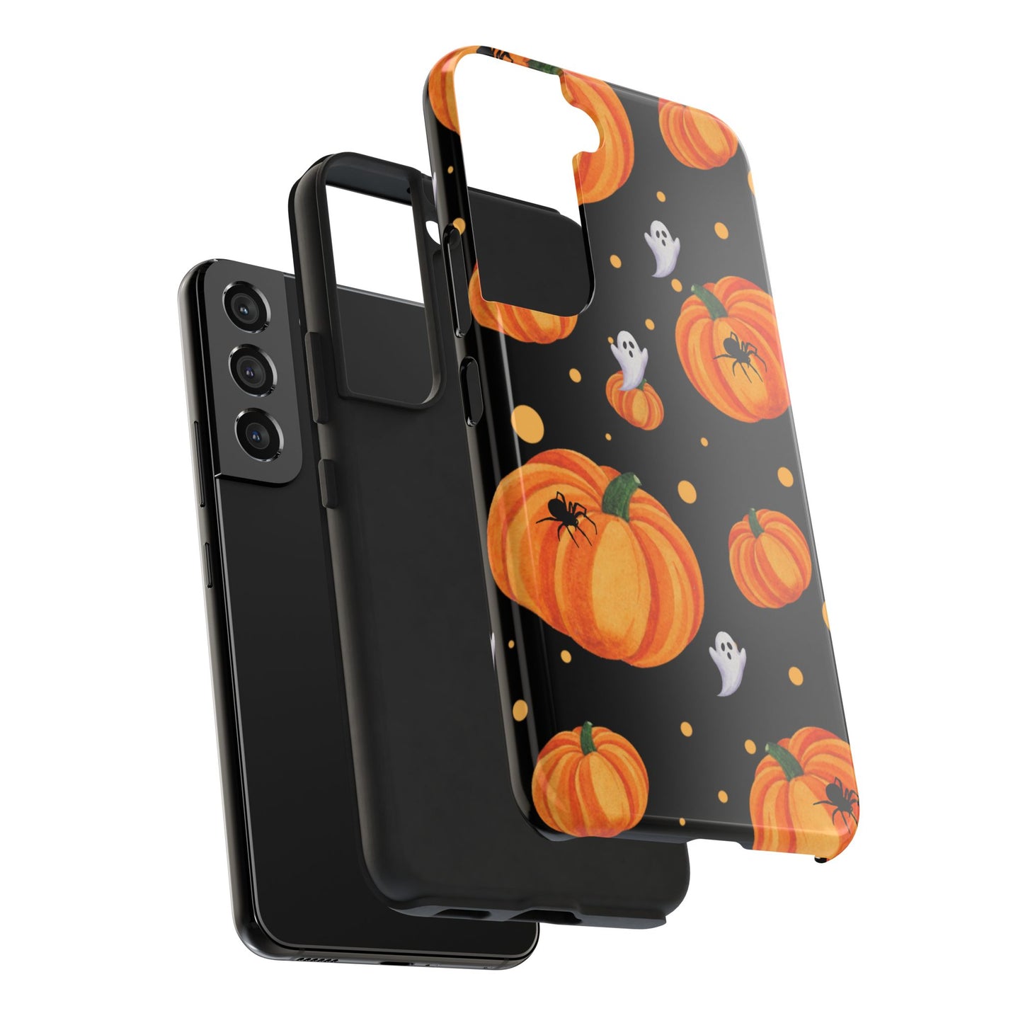 Halloween Pumpkin Phone Case, Spooky Ghost Phone Cover, Fall Autumn Decor, Cute Halloween Gifts, Mobile Protection