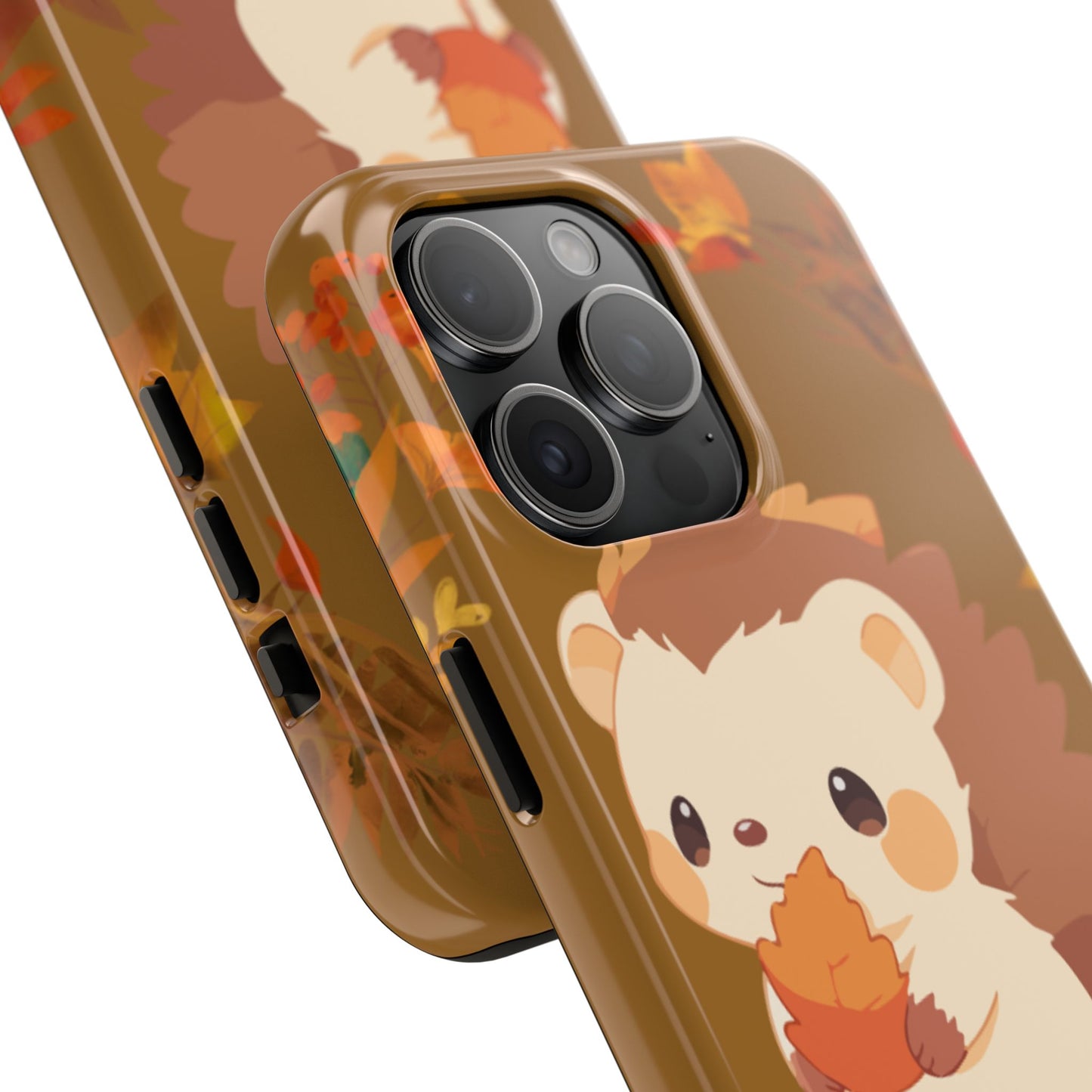 Cute Hedgehog Phone Cases, Fall Decor, Animal Lovers Gifts, Autumn Vibes, Unique Cell Phone Cover, Hedgehog Design