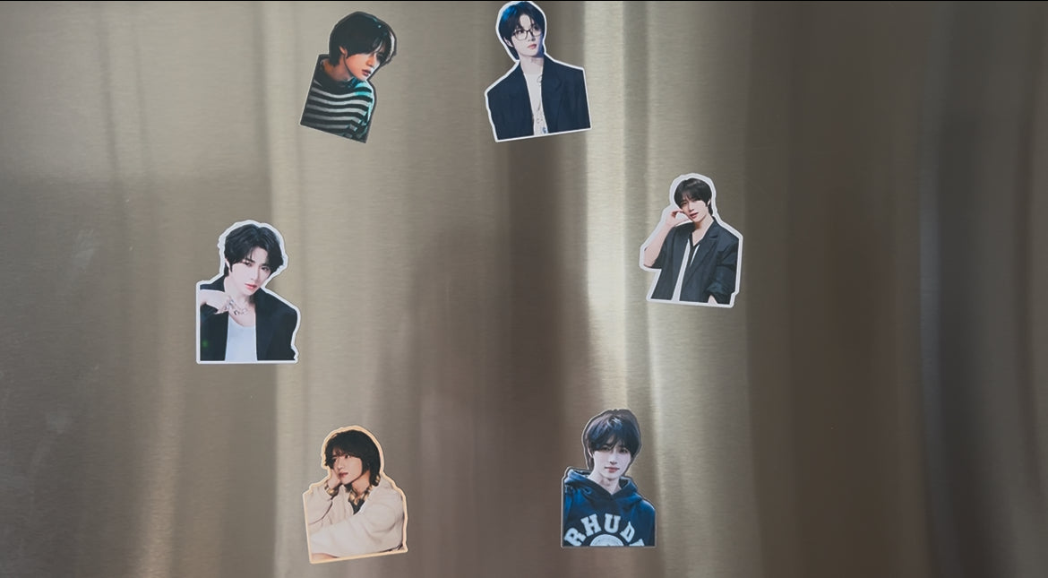 TomorrowxTogether Bias Magnet PAC Set - Handmade Decor with 6 Unique Bias Magnets & 4 Extras for Personalized Collection Nature