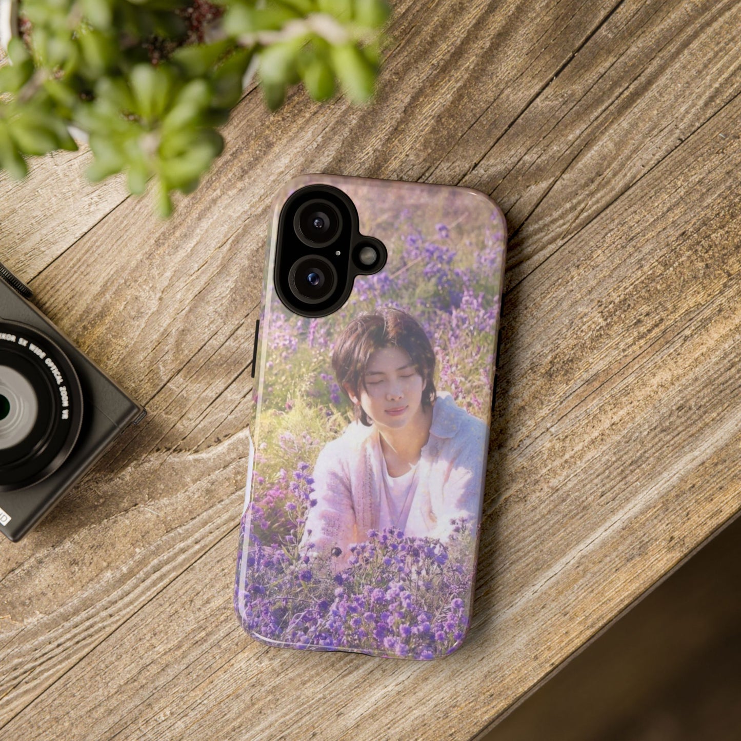 RM Floral Lavender Photo Phone Case