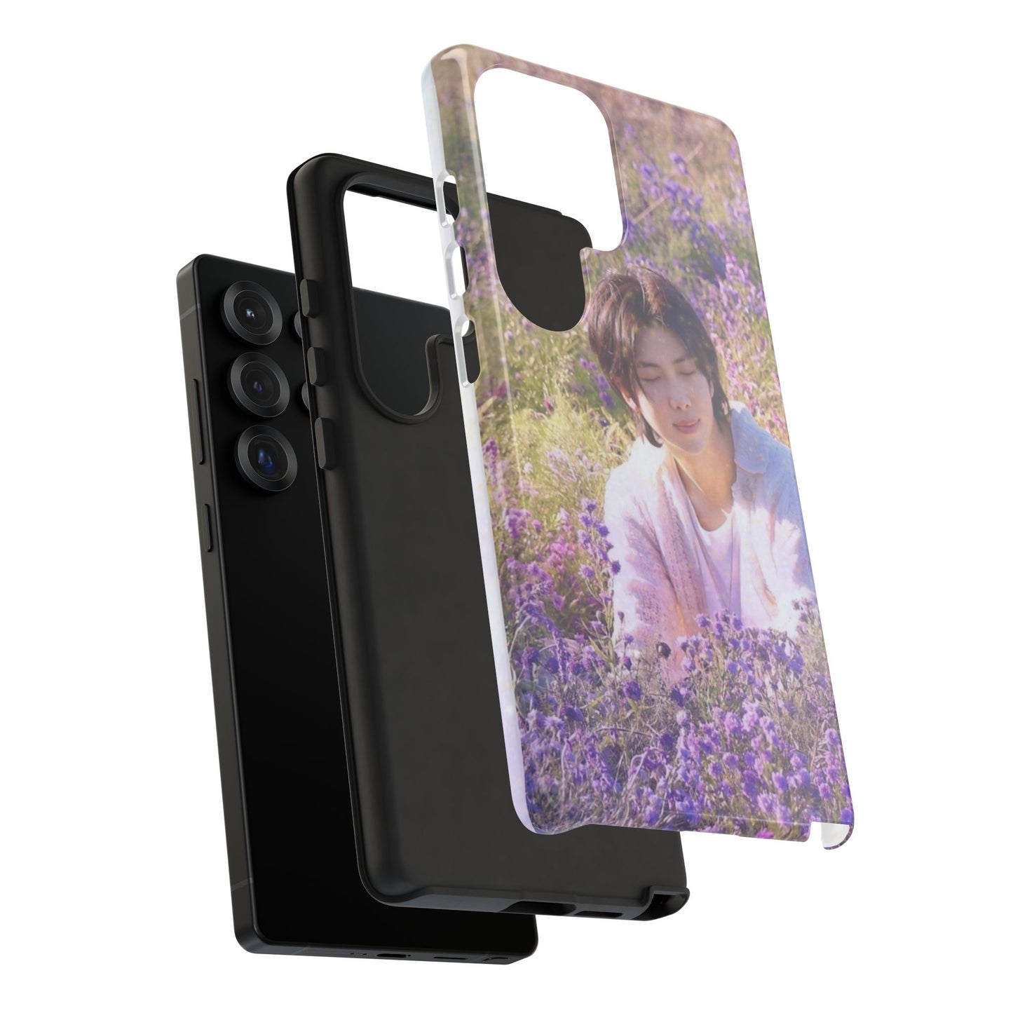 RM Floral Lavender Photo Phone Case