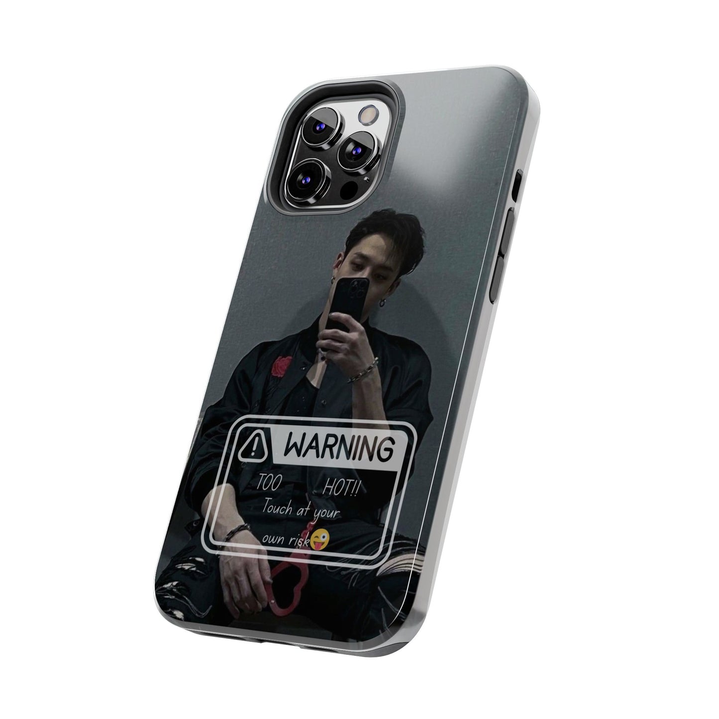 Warning: Bang Chan Tough Phone Case — Protective Slim Cover