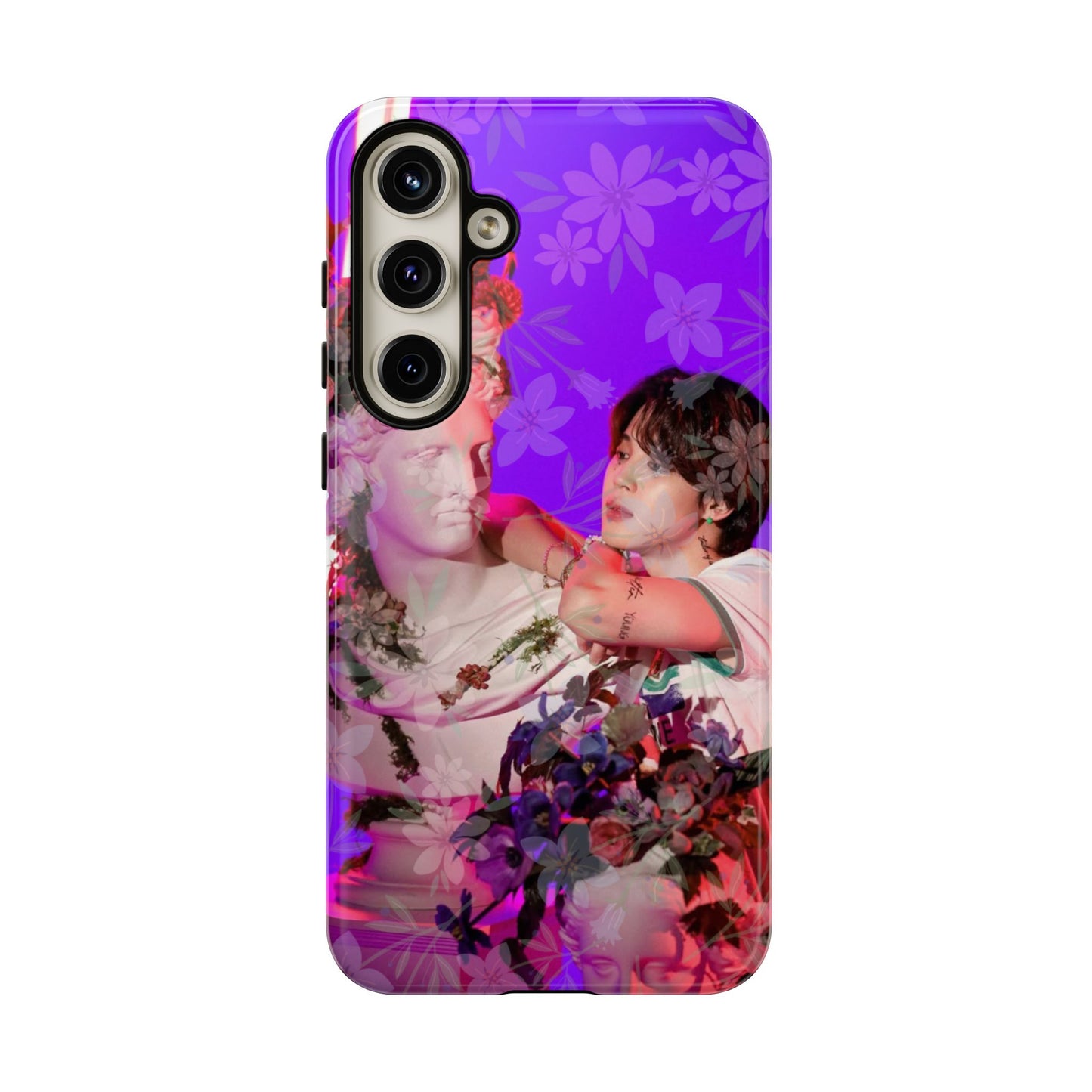 Park Jimin Phone Case — Retro Floral Phone Cover