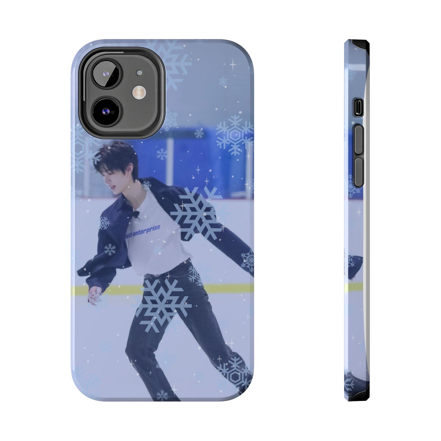 Ice Prince Tough Phone Case, Stylish Phone Protector, Winter Sports Accessory, Unique Gift for Skaters, Durable Phone Shell