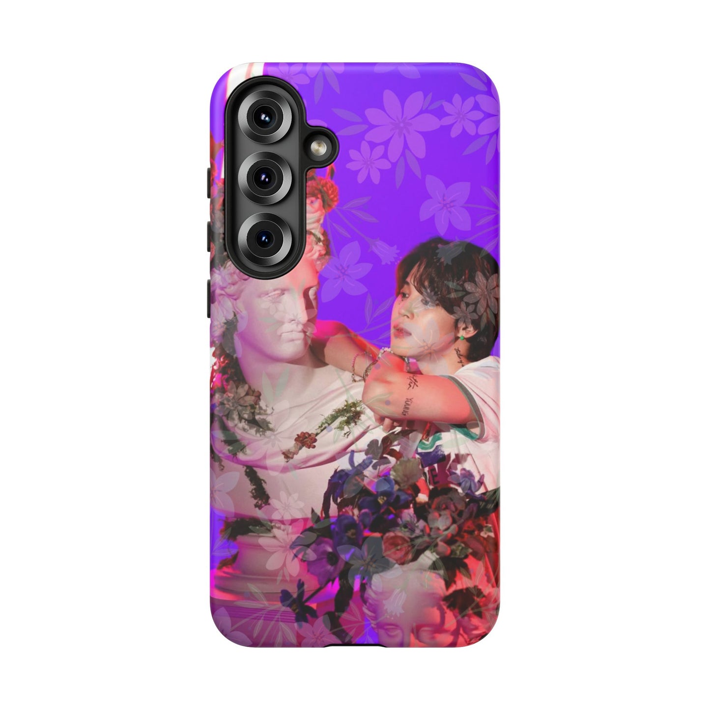 Park Jimin Phone Case — Retro Floral Phone Cover