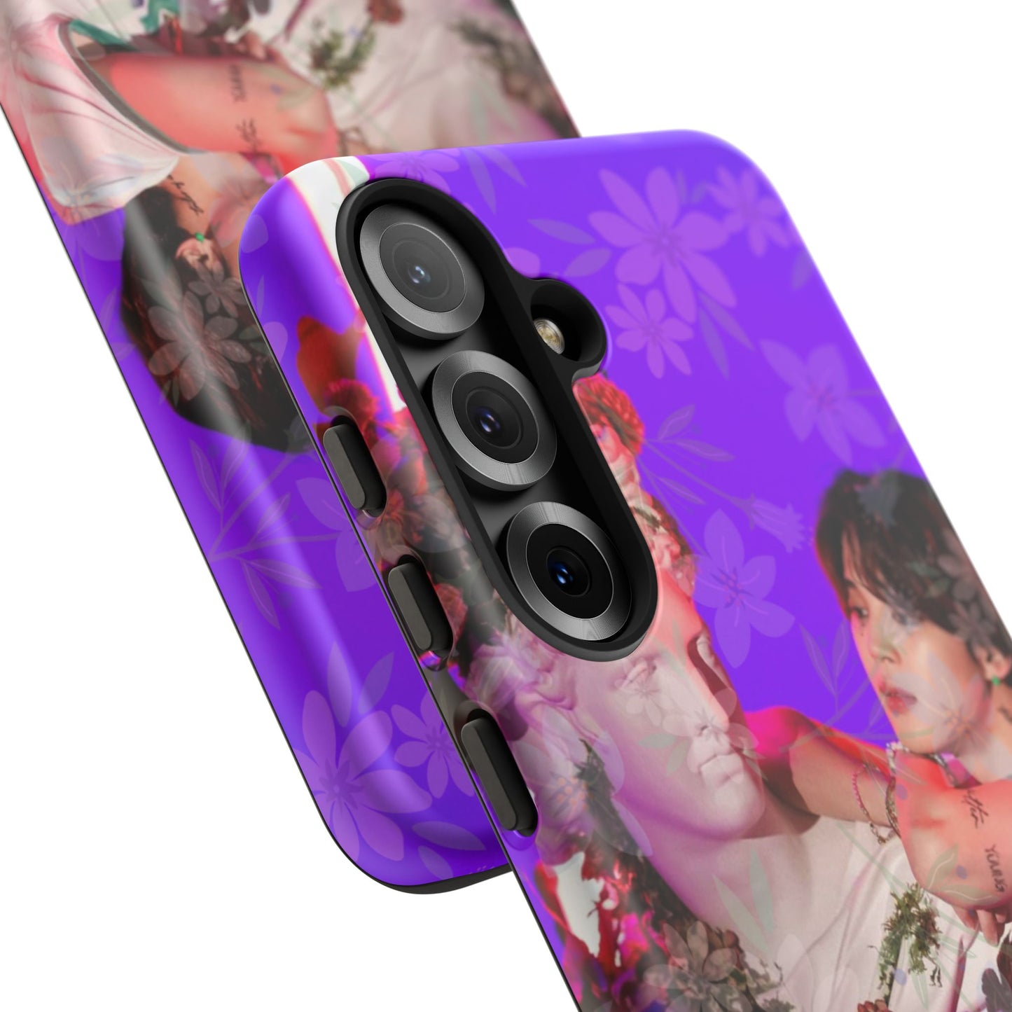 Park Jimin Phone Case — Retro Floral Phone Cover