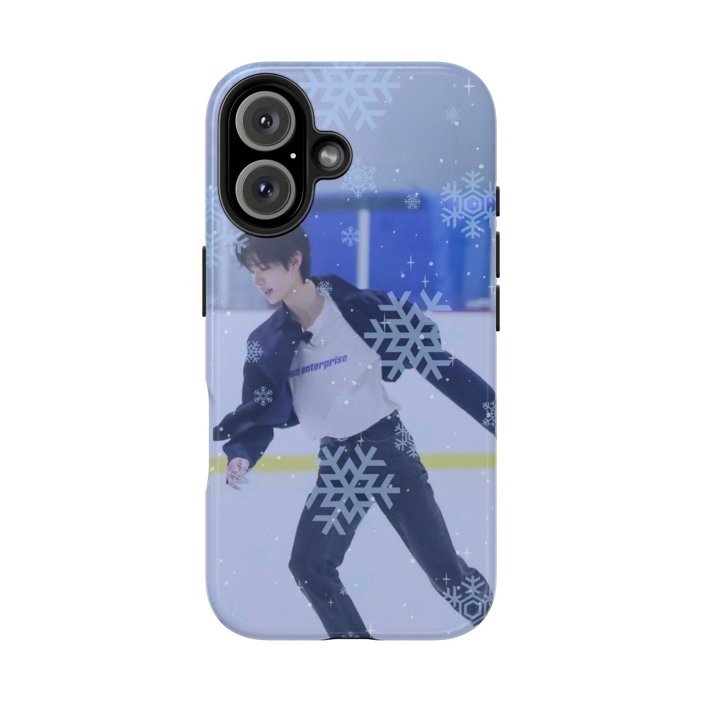 Ice Prince Tough Phone Case, Stylish Phone Protector, Winter Sports Accessory, Unique Gift for Skaters, Durable Phone Shell