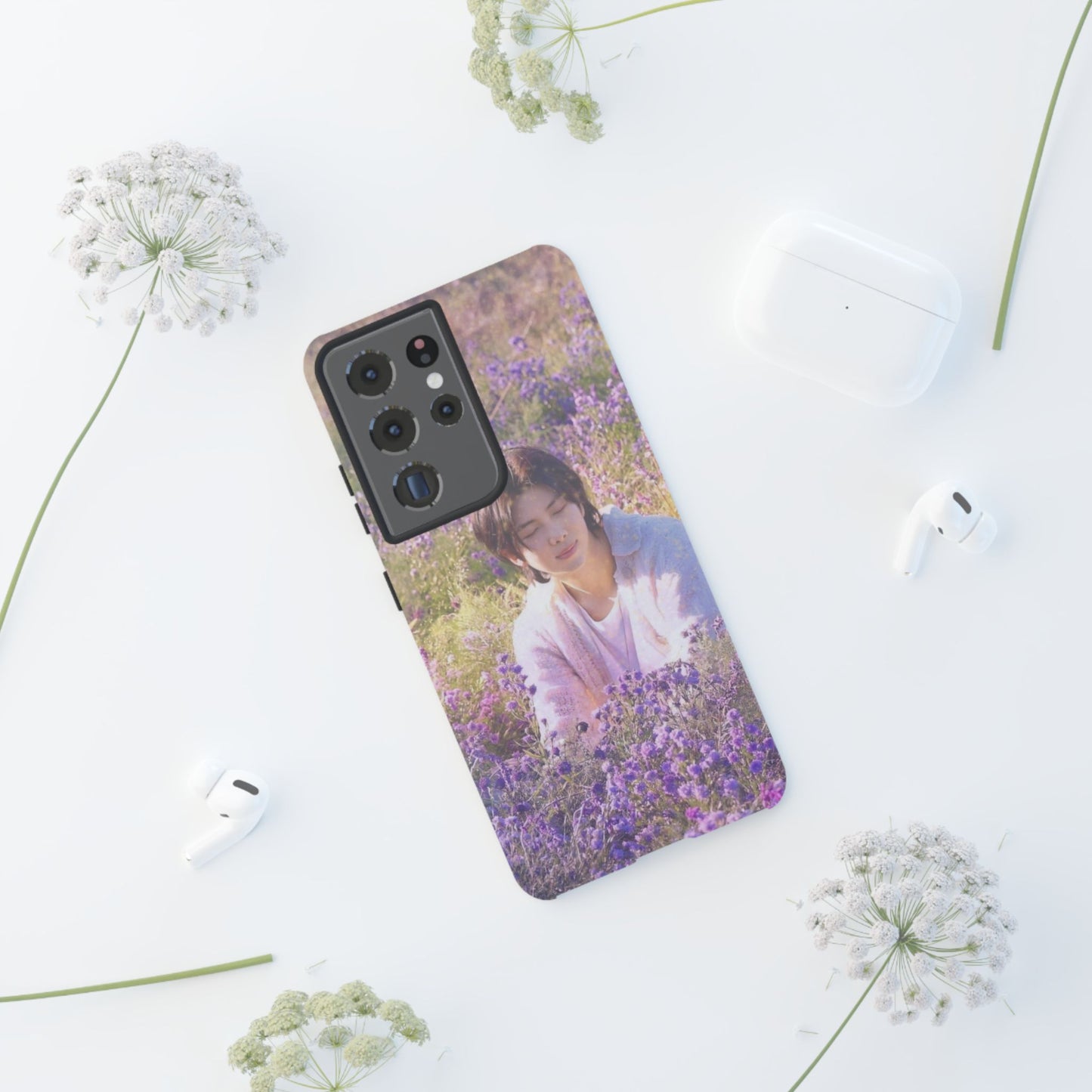 RM Floral Lavender Photo Phone Case