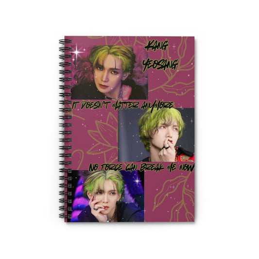 Kang Yeonsang Spiral Notebook — Ruled Journal with Lyrics