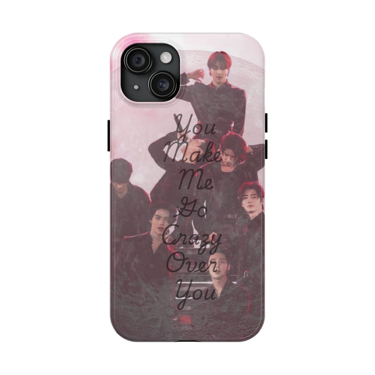 Enhypen Stylish Phone Case - You Make Me Go Crazy Over You, Durable Protection, Trendy Accessory, Gift for Friends