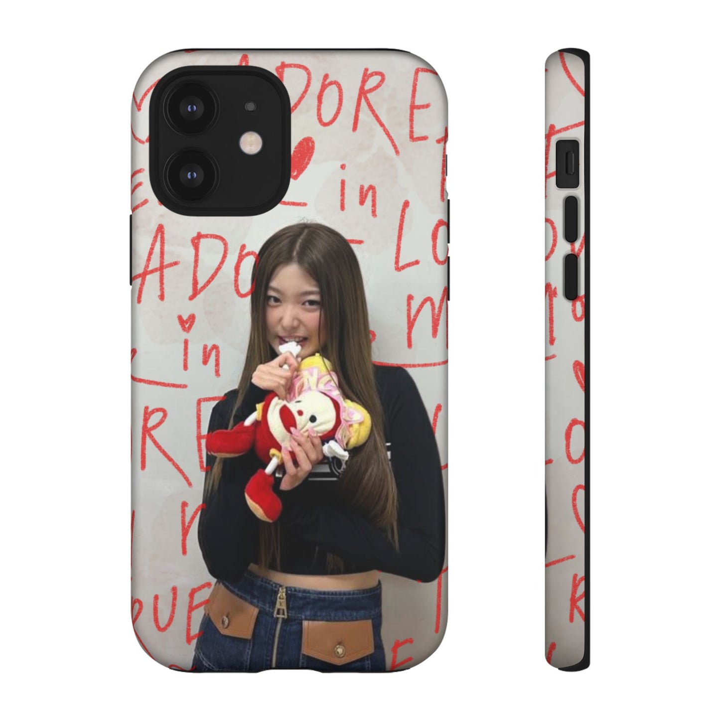 Yoonchae Phone Case — Adore Graffiti Heart Background