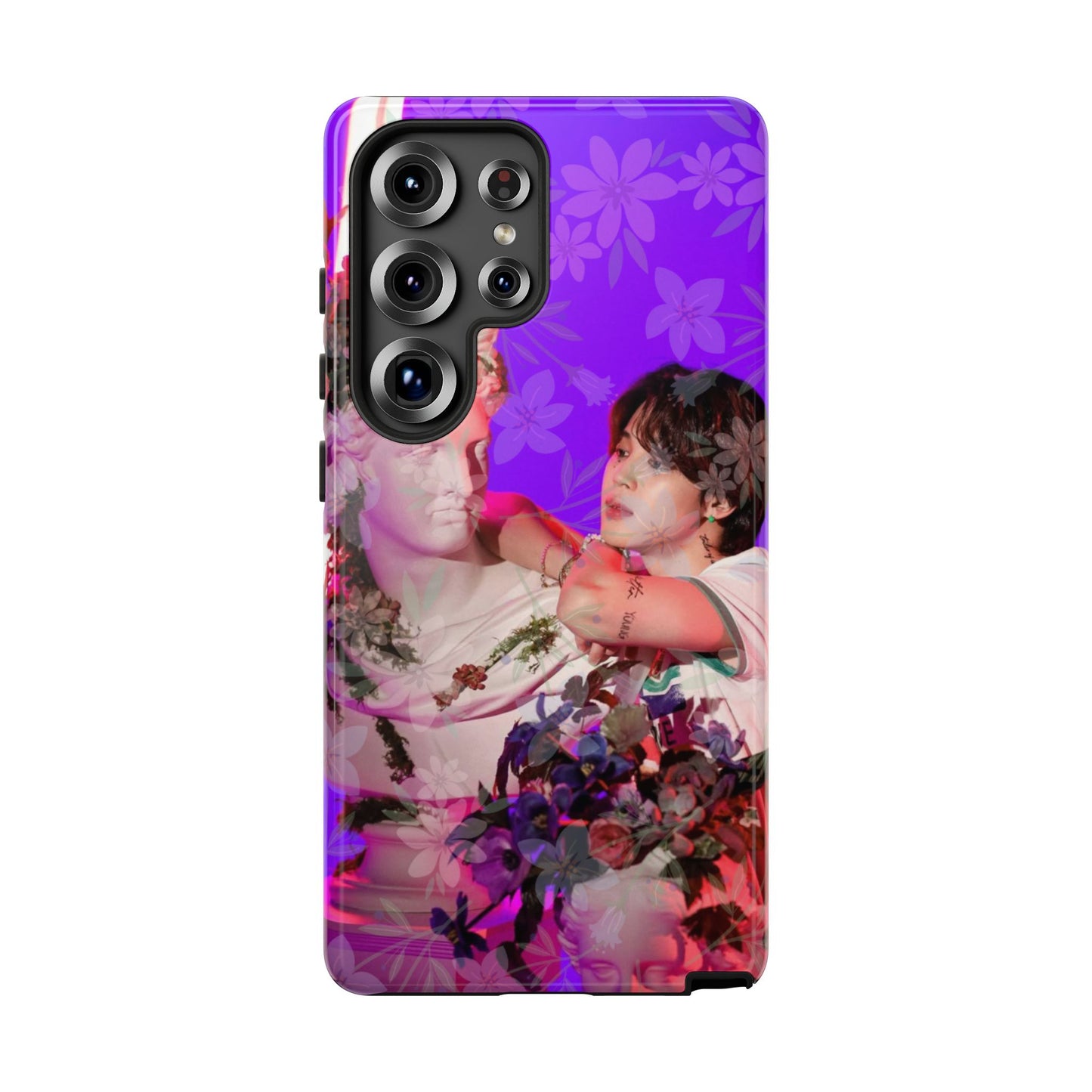 Park Jimin Phone Case — Retro Floral Phone Cover