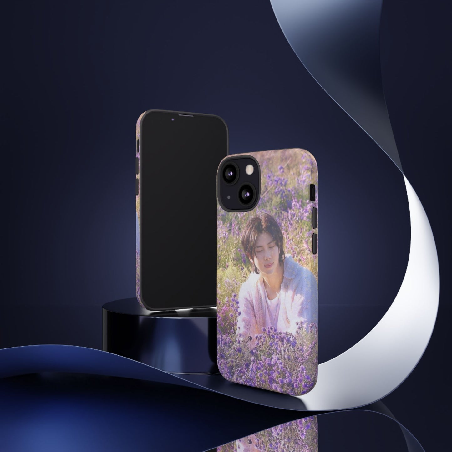 RM Floral Lavender Photo Phone Case