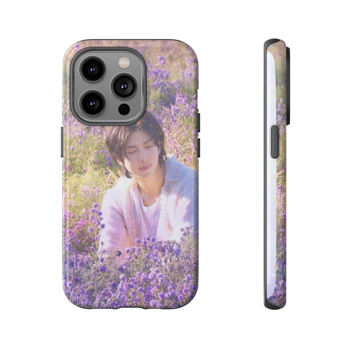 RM Floral Lavender Photo Phone Case