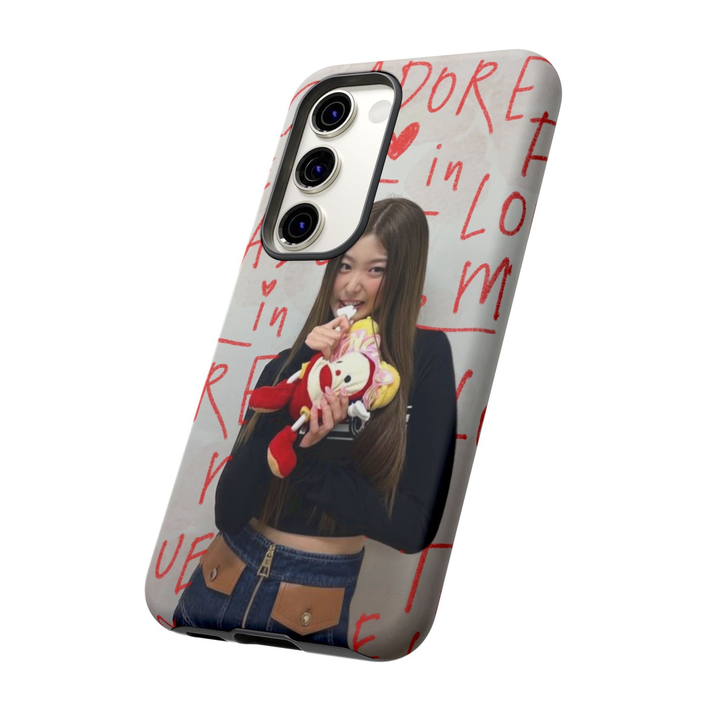 Yoonchae Phone Case — Adore Graffiti Heart Background