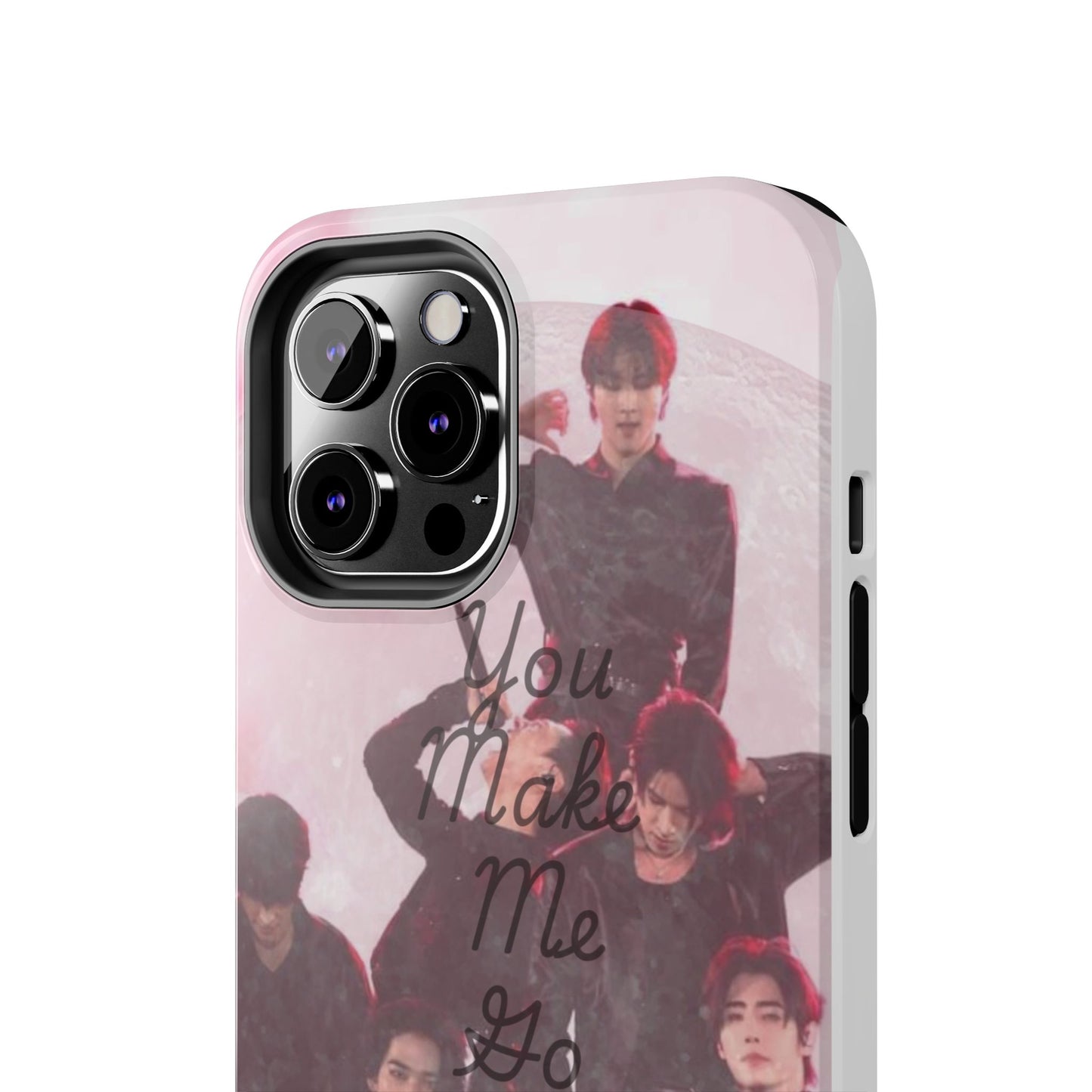 Enhypen Stylish Phone Case - You Make Me Go Crazy Over You, Durable Protection, Trendy Accessory, Gift for Friends