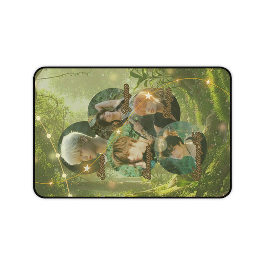 TomorrowxTogether Forest Portraits Desk Mat | Mystic Woodland K-Pop Style Mousepad