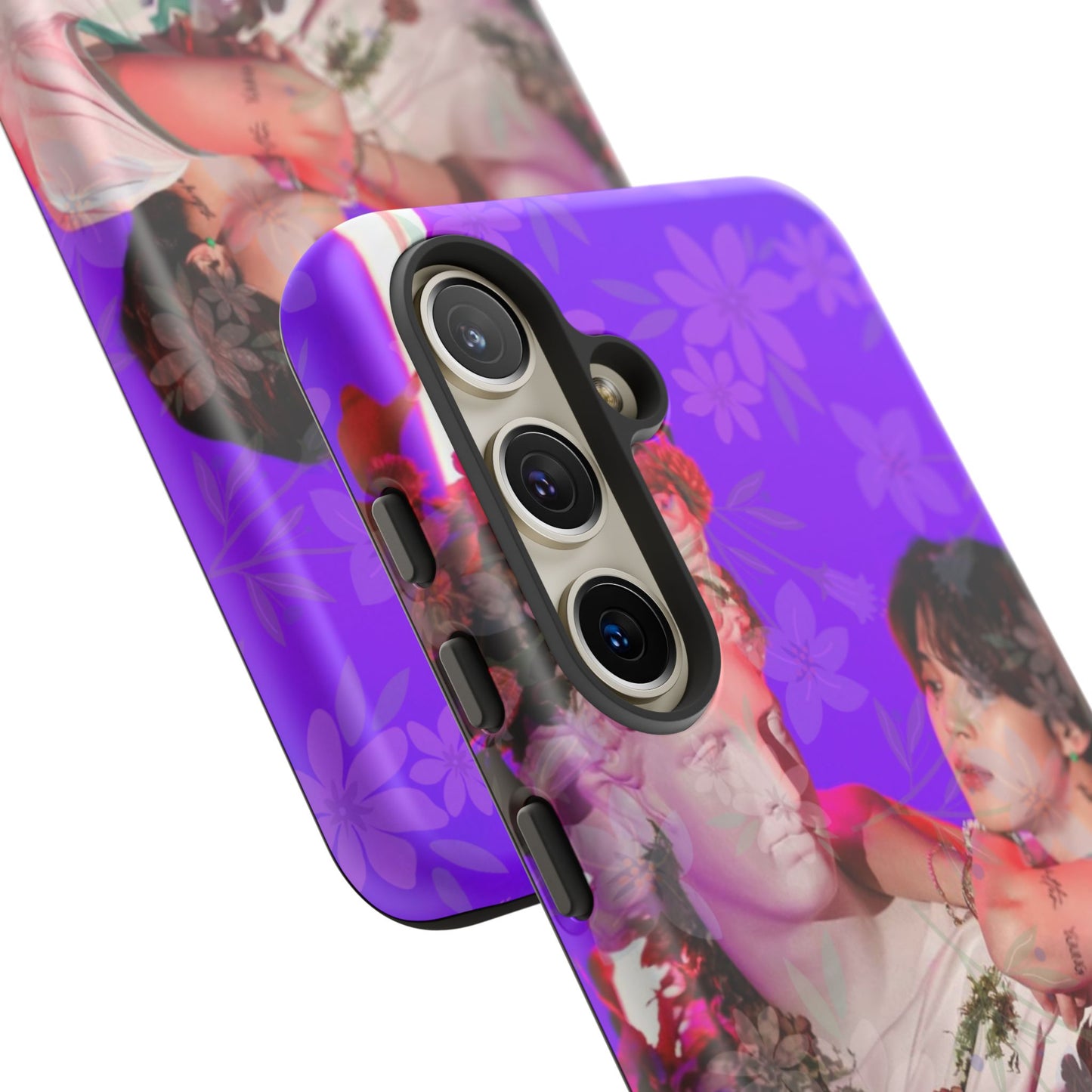Park Jimin Phone Case — Retro Floral Phone Cover