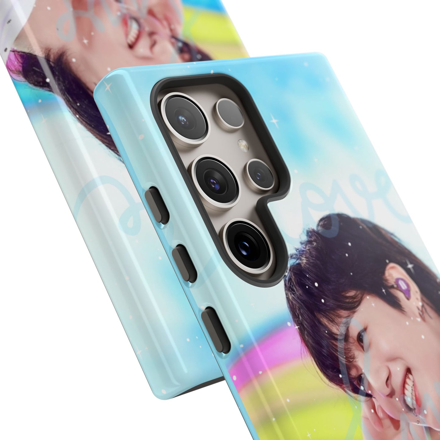 Jungkook Phone Case - Love Rainbow Kpop Design