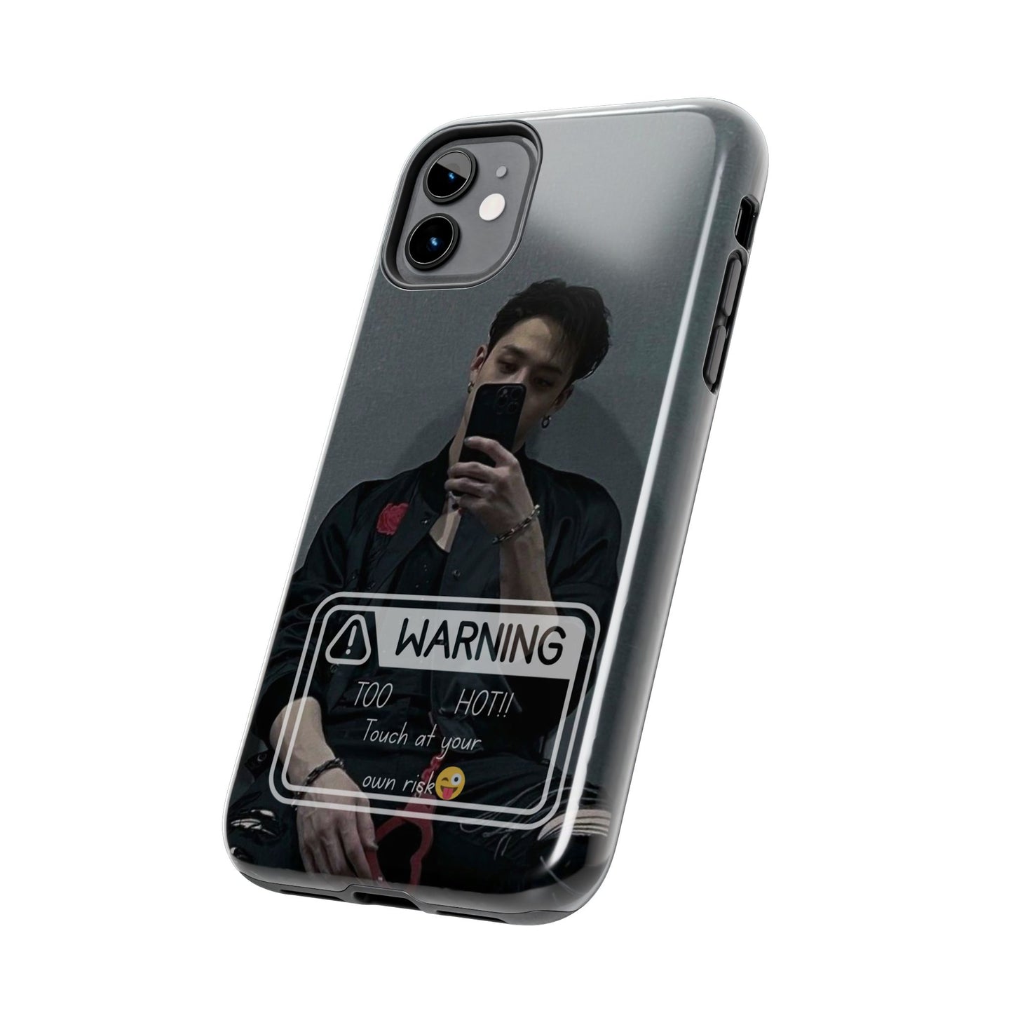 Warning: Bang Chan Tough Phone Case — Protective Slim Cover