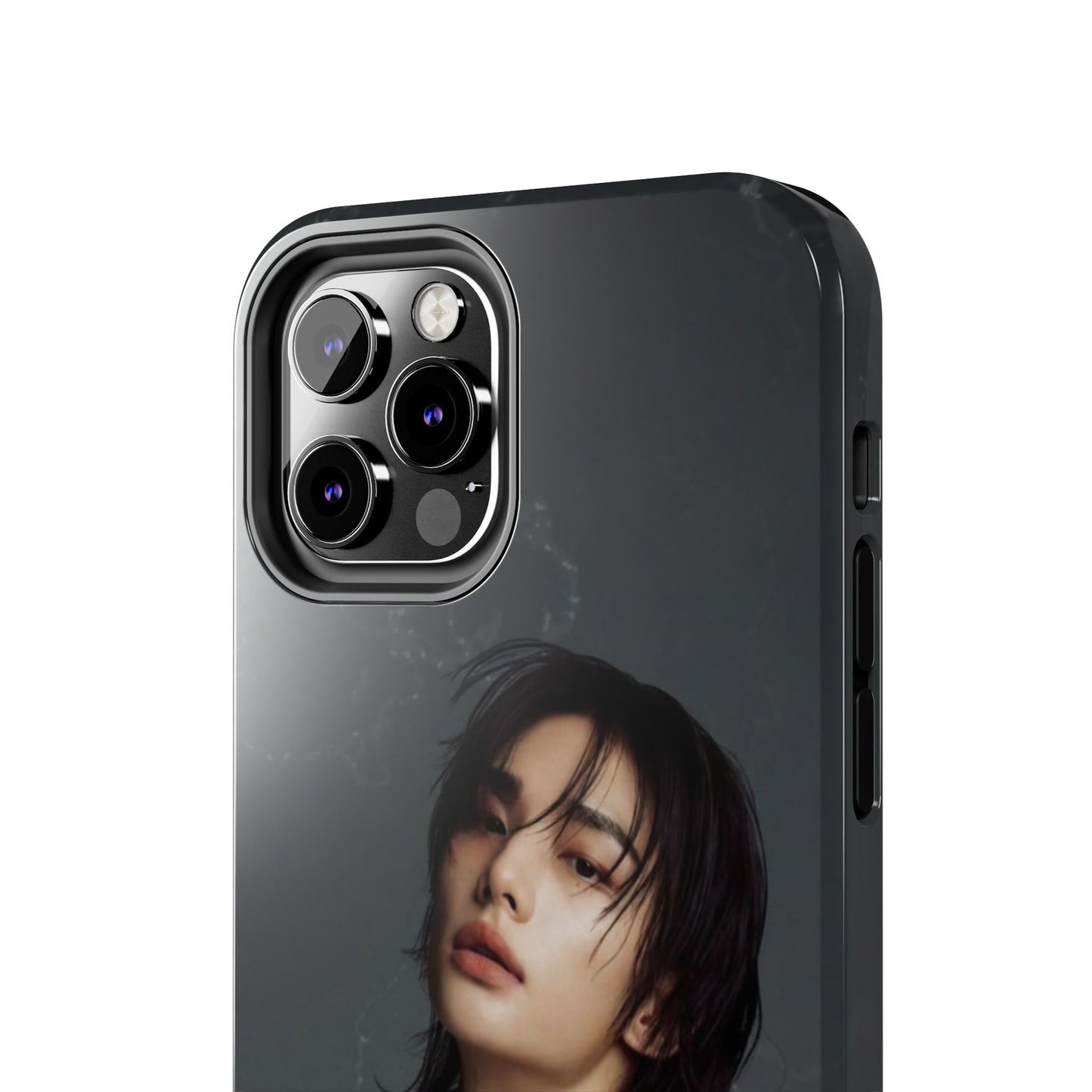 Hyunjin Tough Phone Case — Moody Portrait Slim Protective Case