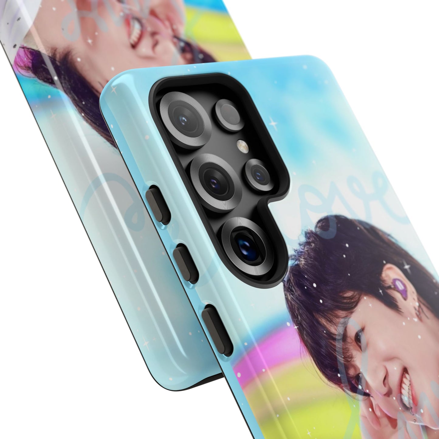 Jungkook Phone Case - Love Rainbow Kpop Design