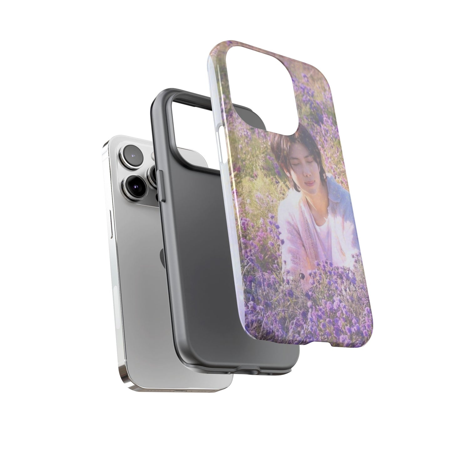 RM Floral Lavender Photo Phone Case