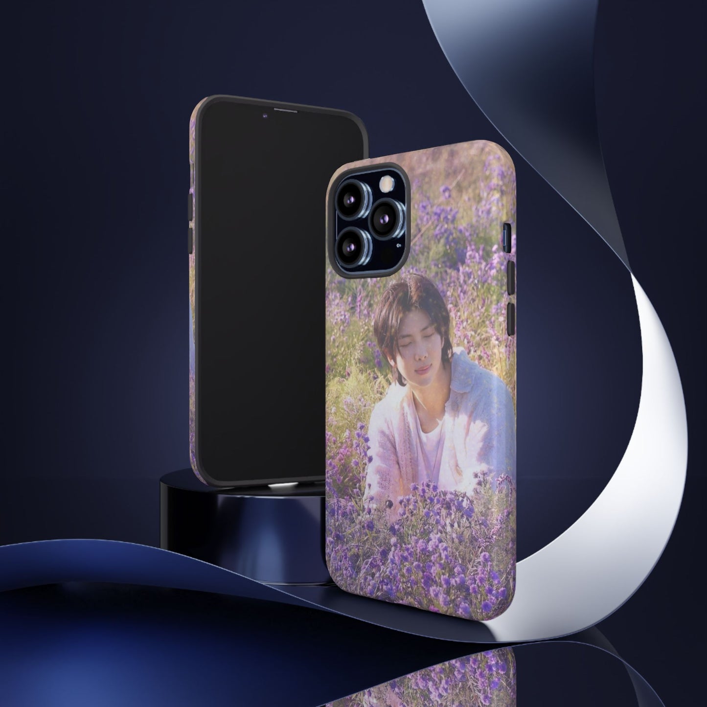 RM Floral Lavender Photo Phone Case