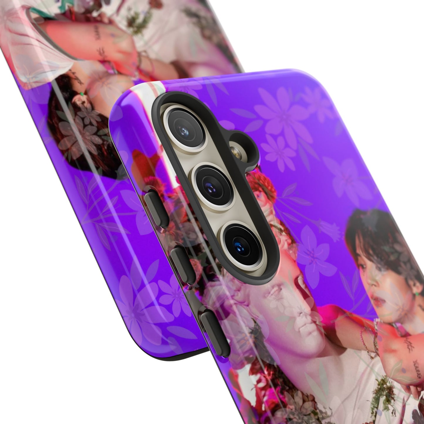 Park Jimin Phone Case — Retro Floral Phone Cover