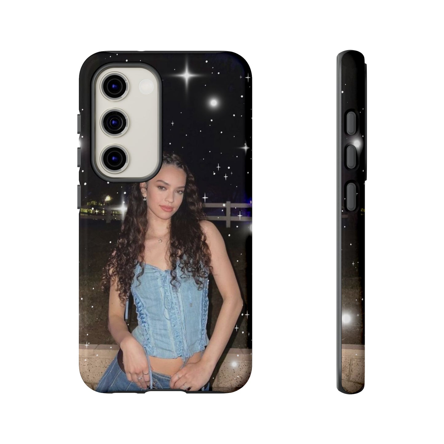 Daniela Phone Case — Glam Night Photo Sparkle Design