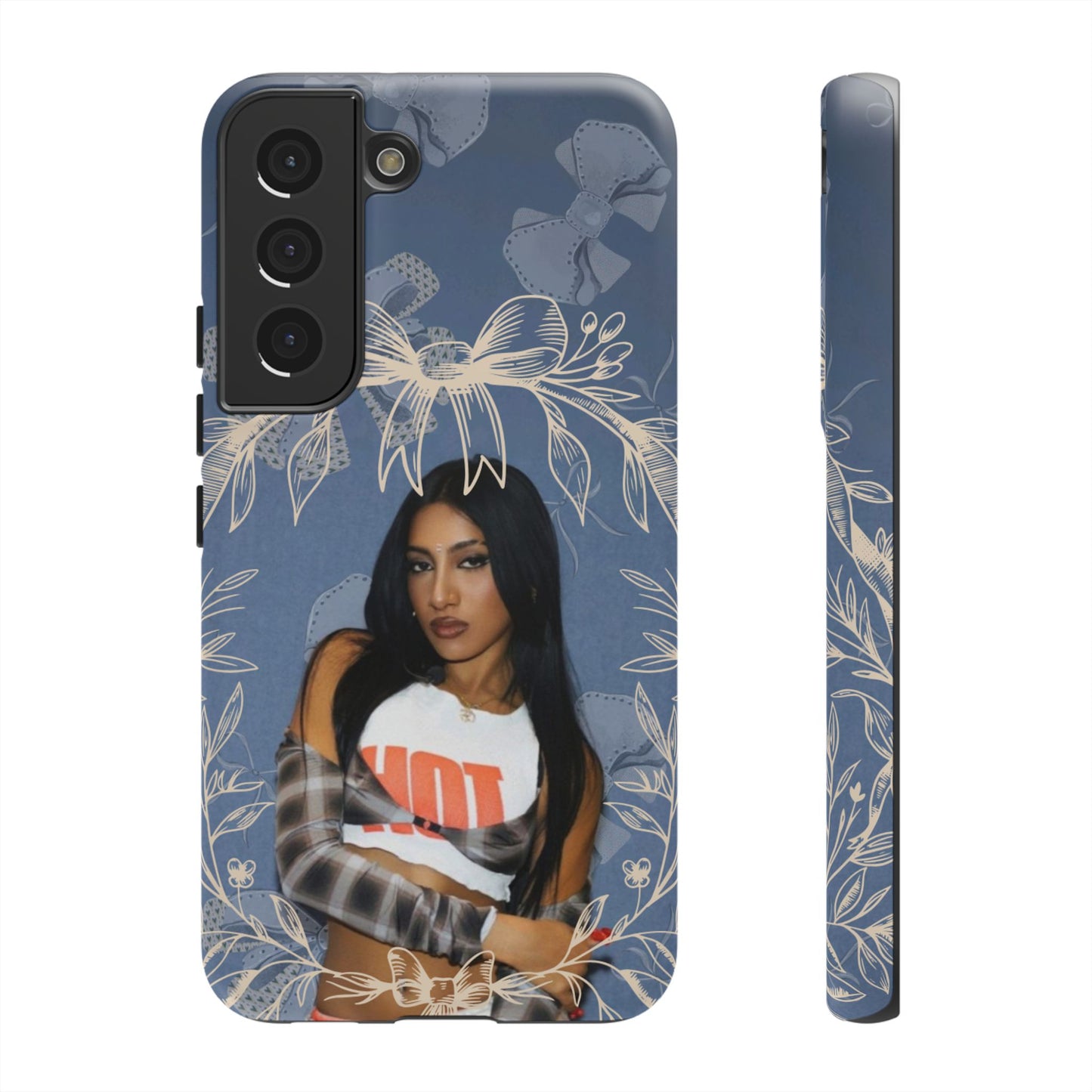 Lara Tough Phone Case — Protective Slim Case with Bow Wreath Design