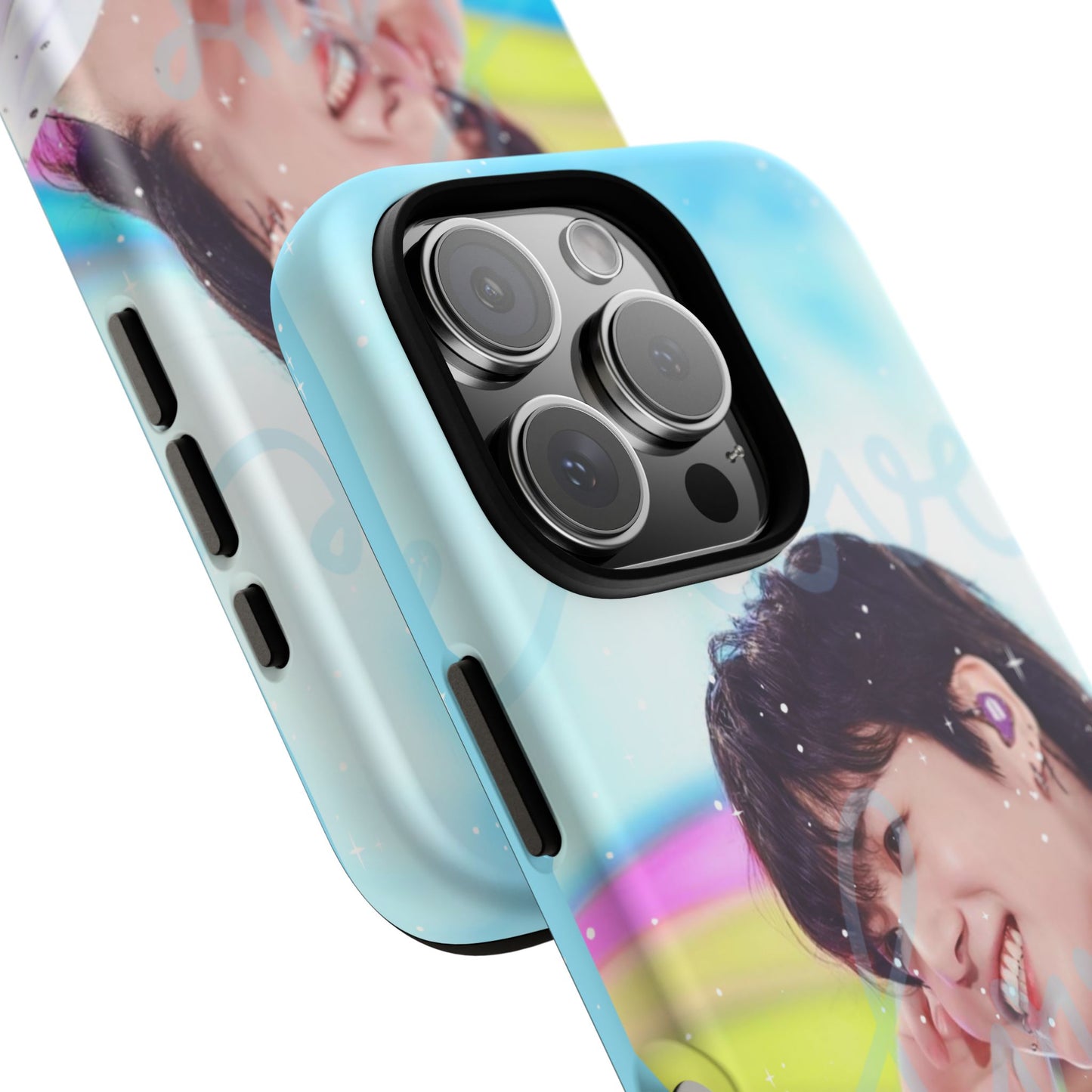 Jungkook Phone Case - Love Rainbow Kpop Design