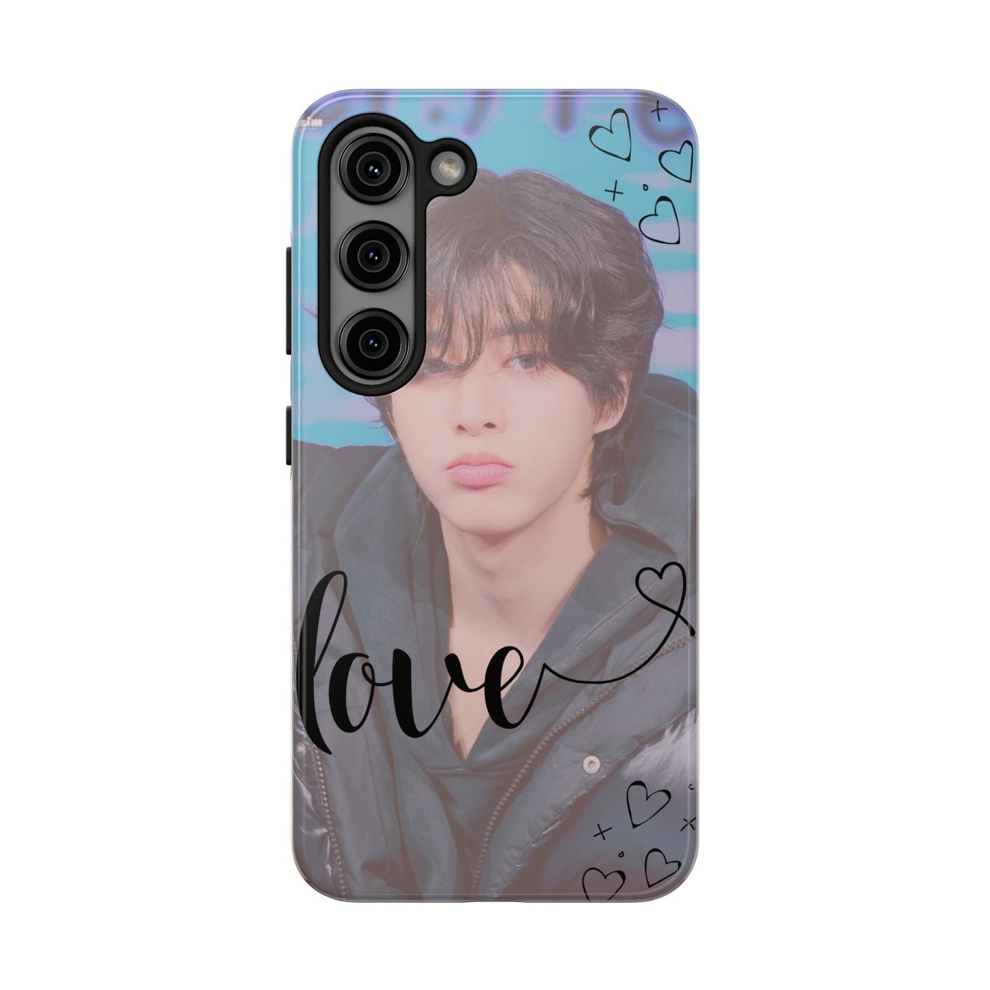 Jake Sim Phone Case, Trendy Phone Accessory, Unique Gift, Love Design, Customizable Phone Case, Heart Print Case