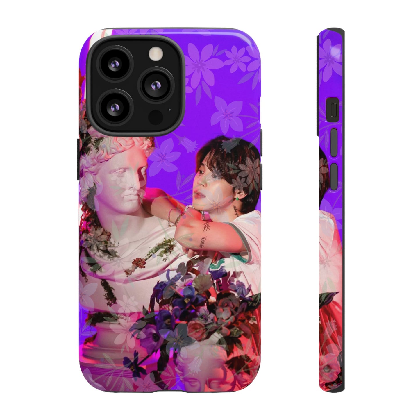 Park Jimin Phone Case — Retro Floral Phone Cover