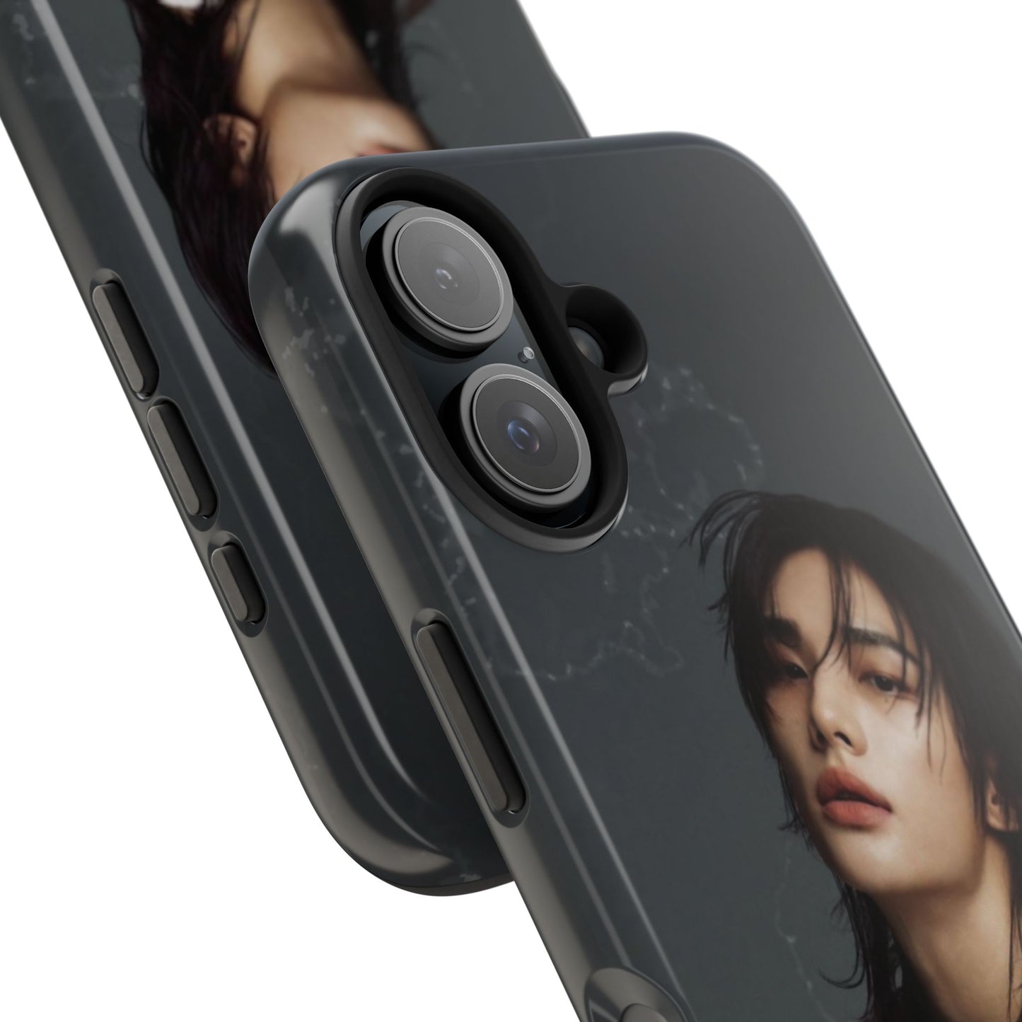 Hyunjin Tough Phone Case — Moody Portrait Slim Protective Case