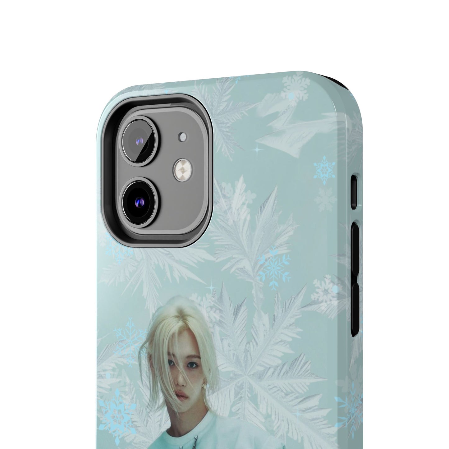 Lee Felix Tough Phone Case — Pastel K-Pop Idol Floral Armor