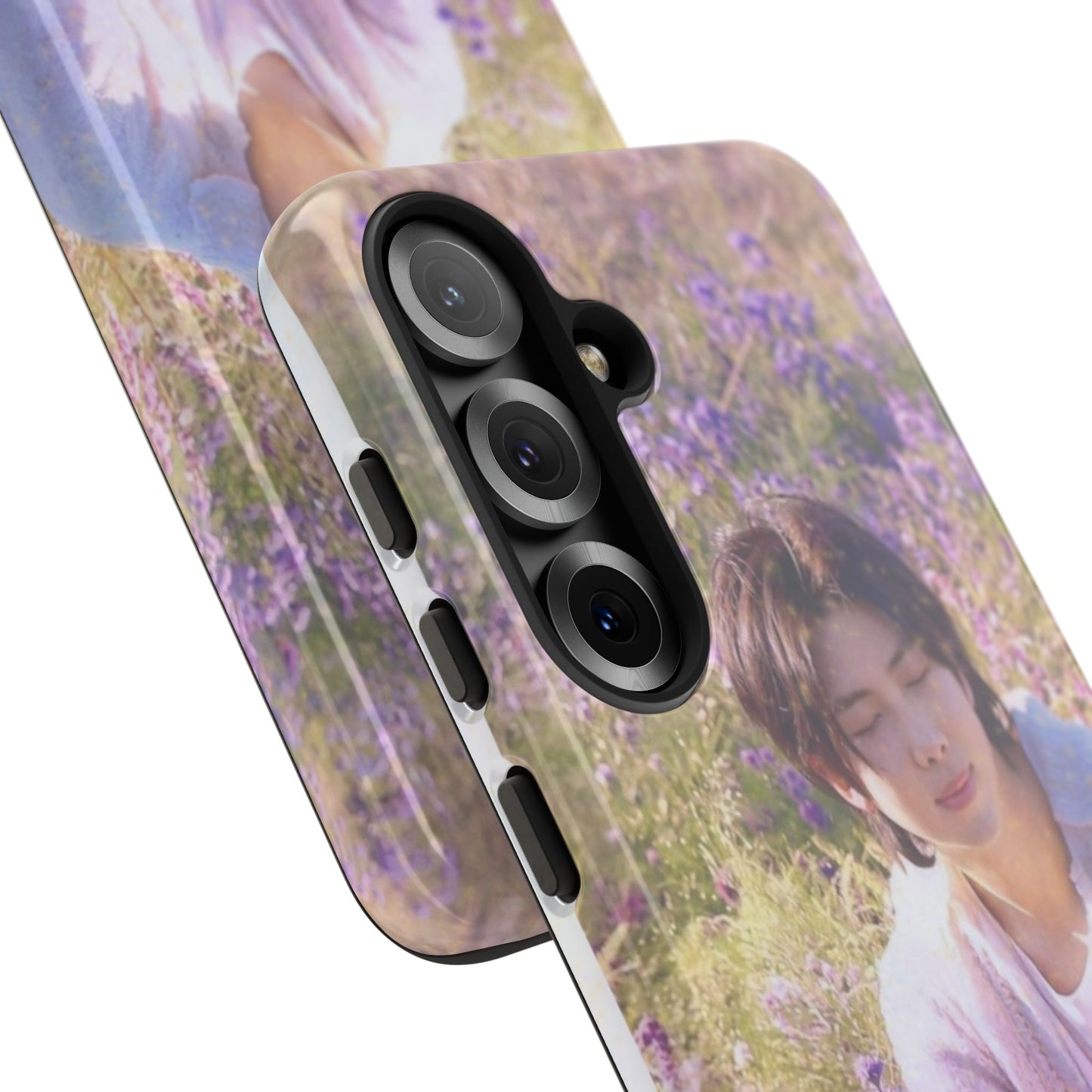 RM Floral Lavender Photo Phone Case