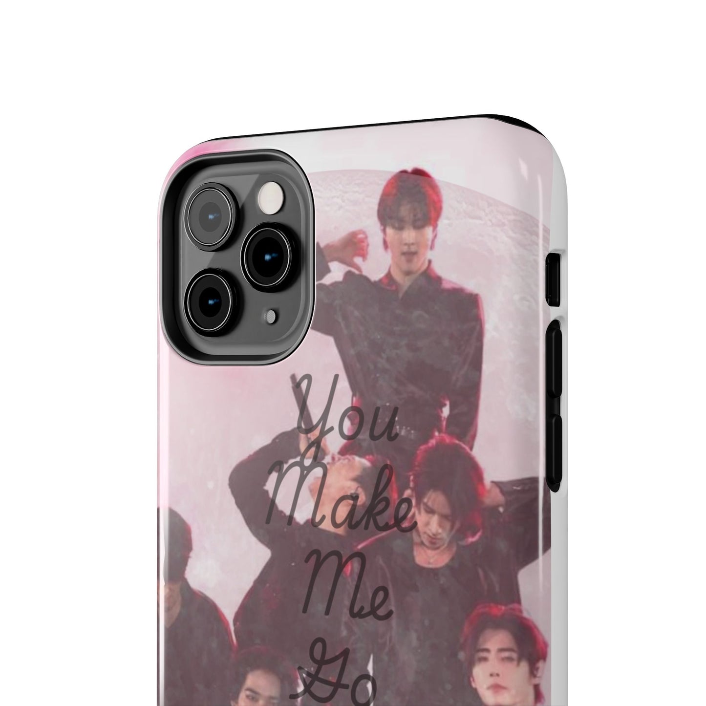 Enhypen Stylish Phone Case - You Make Me Go Crazy Over You, Durable Protection, Trendy Accessory, Gift for Friends