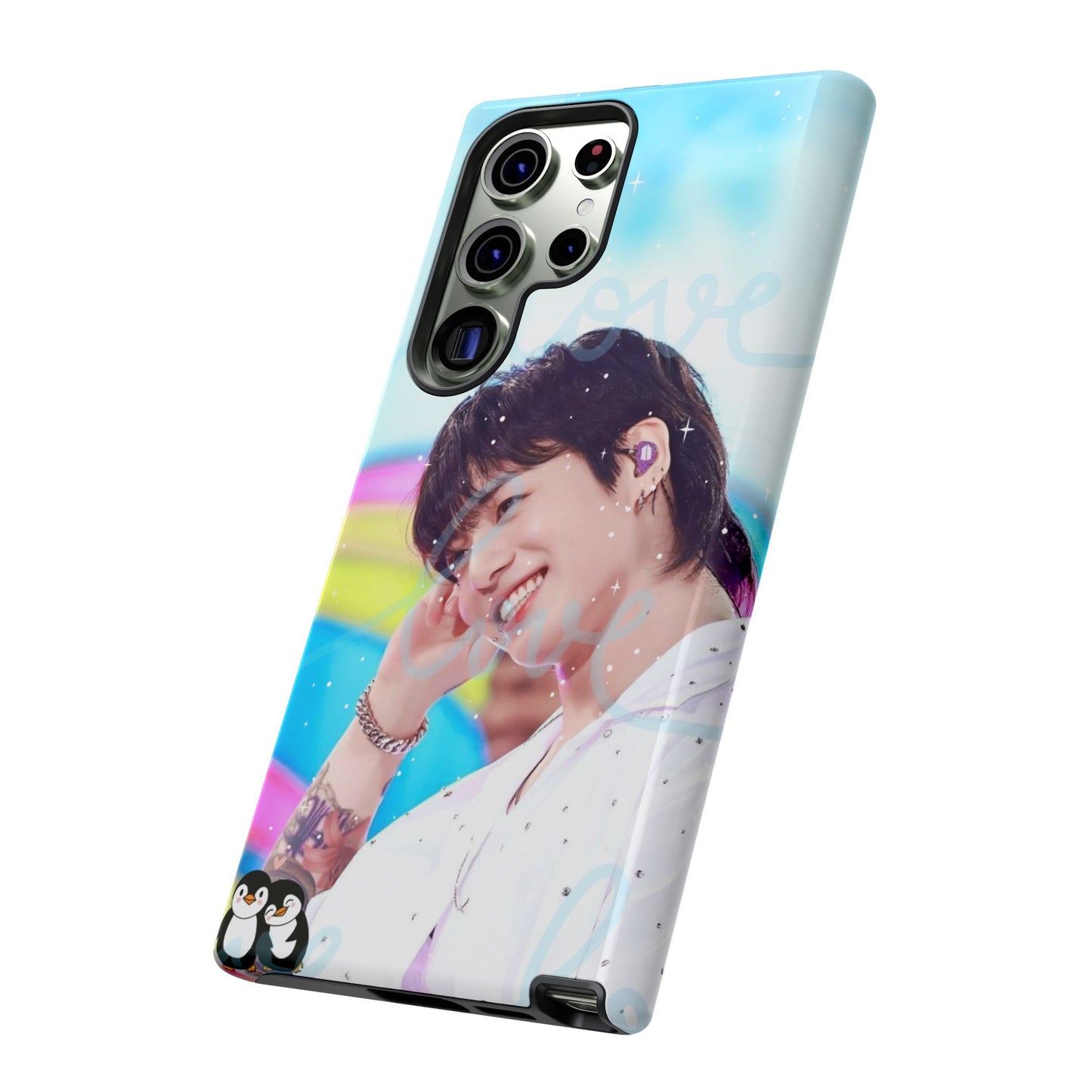 Jungkook Phone Case - Love Rainbow Kpop Design
