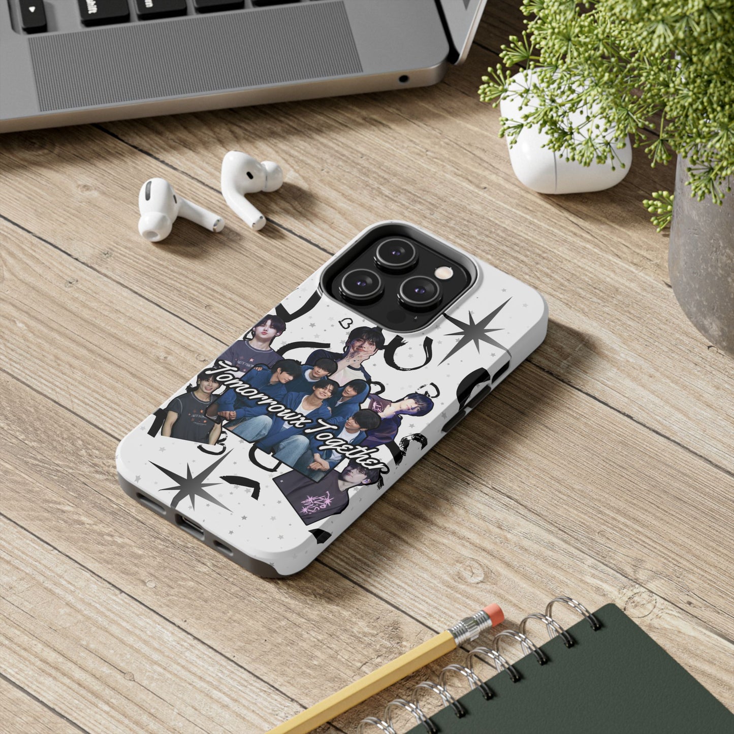 Tomorrow X Together Tough Phone Case - Trendy K-Pop Protector, Perfect Gift for Fans, Holiday Essentials, Customized Protection