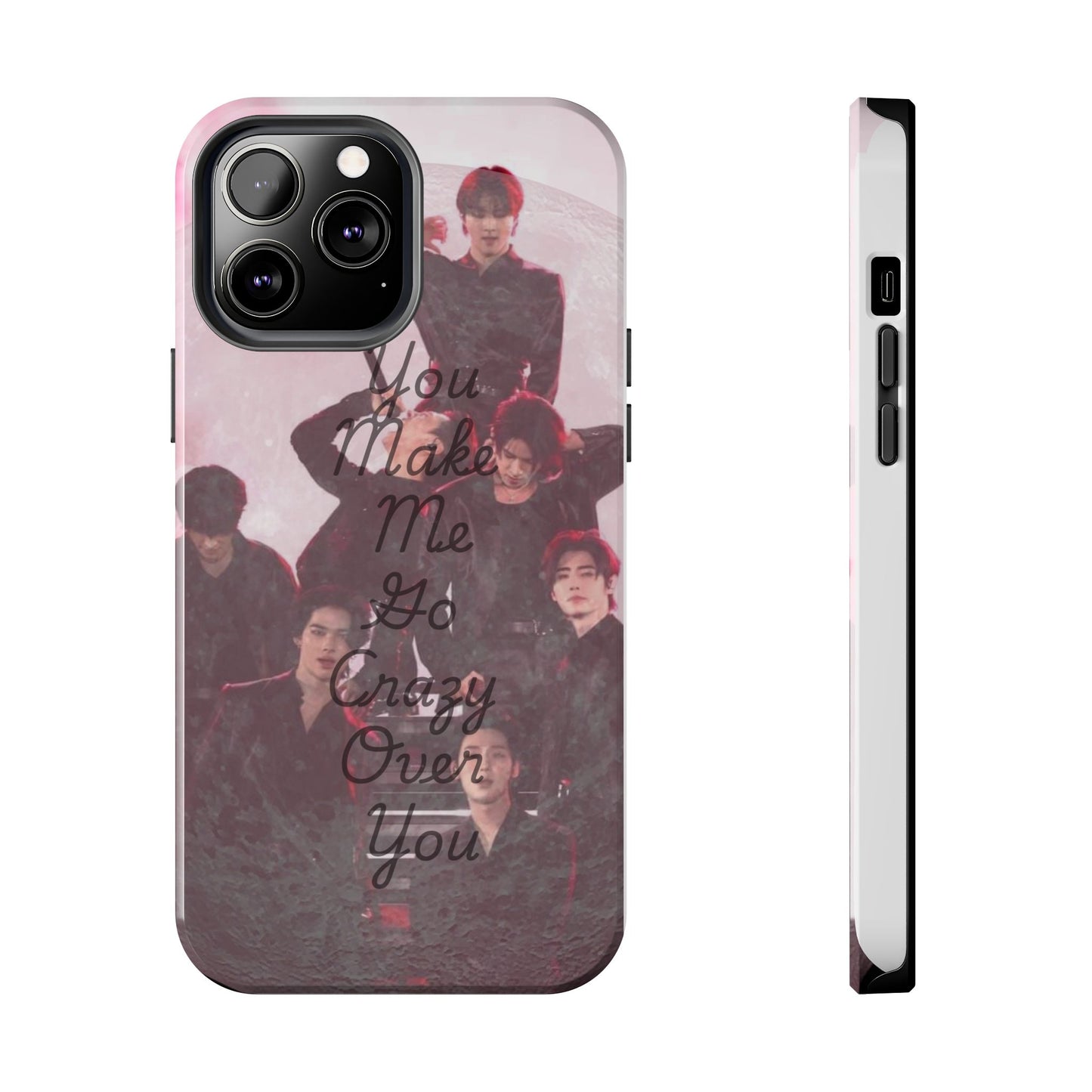 Enhypen Stylish Phone Case - You Make Me Go Crazy Over You, Durable Protection, Trendy Accessory, Gift for Friends