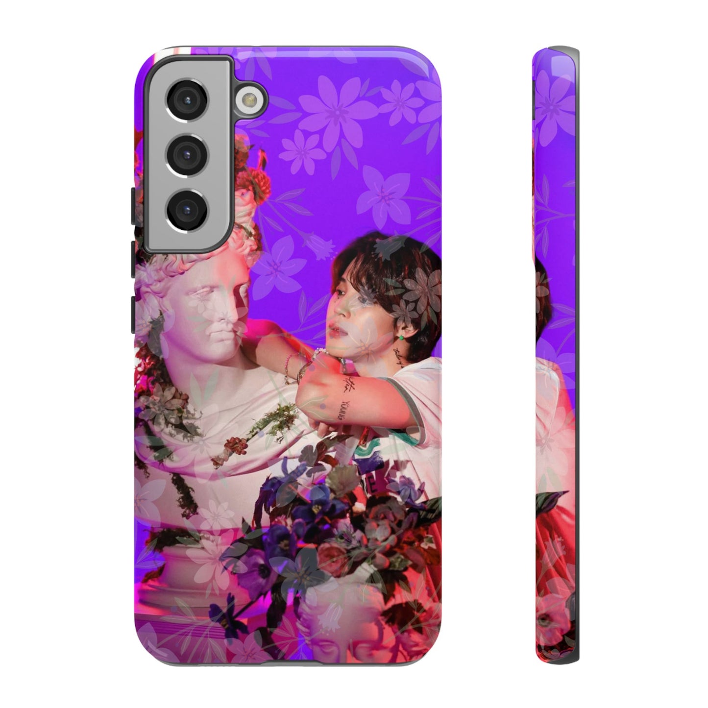 Park Jimin Phone Case — Retro Floral Phone Cover