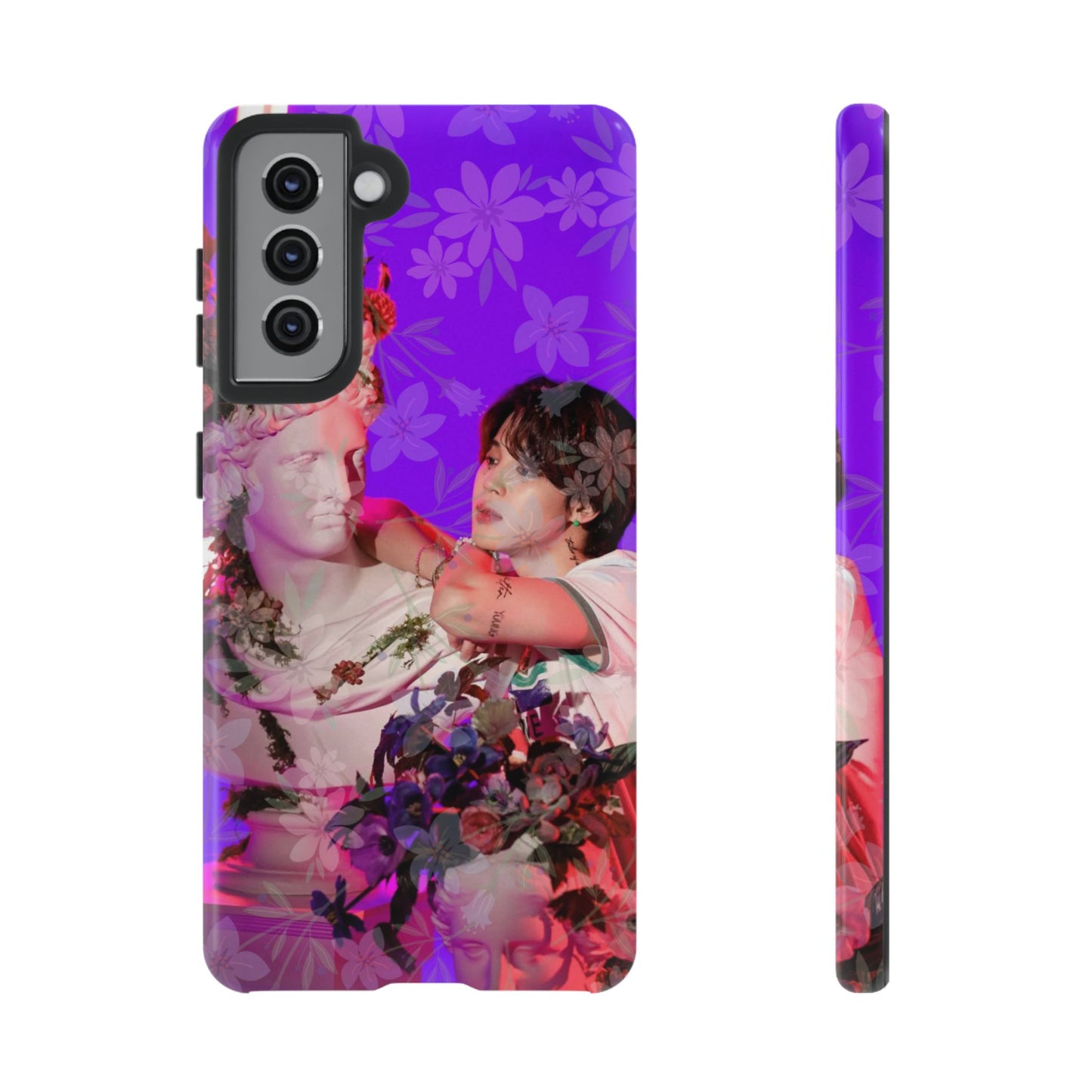 Park Jimin Phone Case — Retro Floral Phone Cover