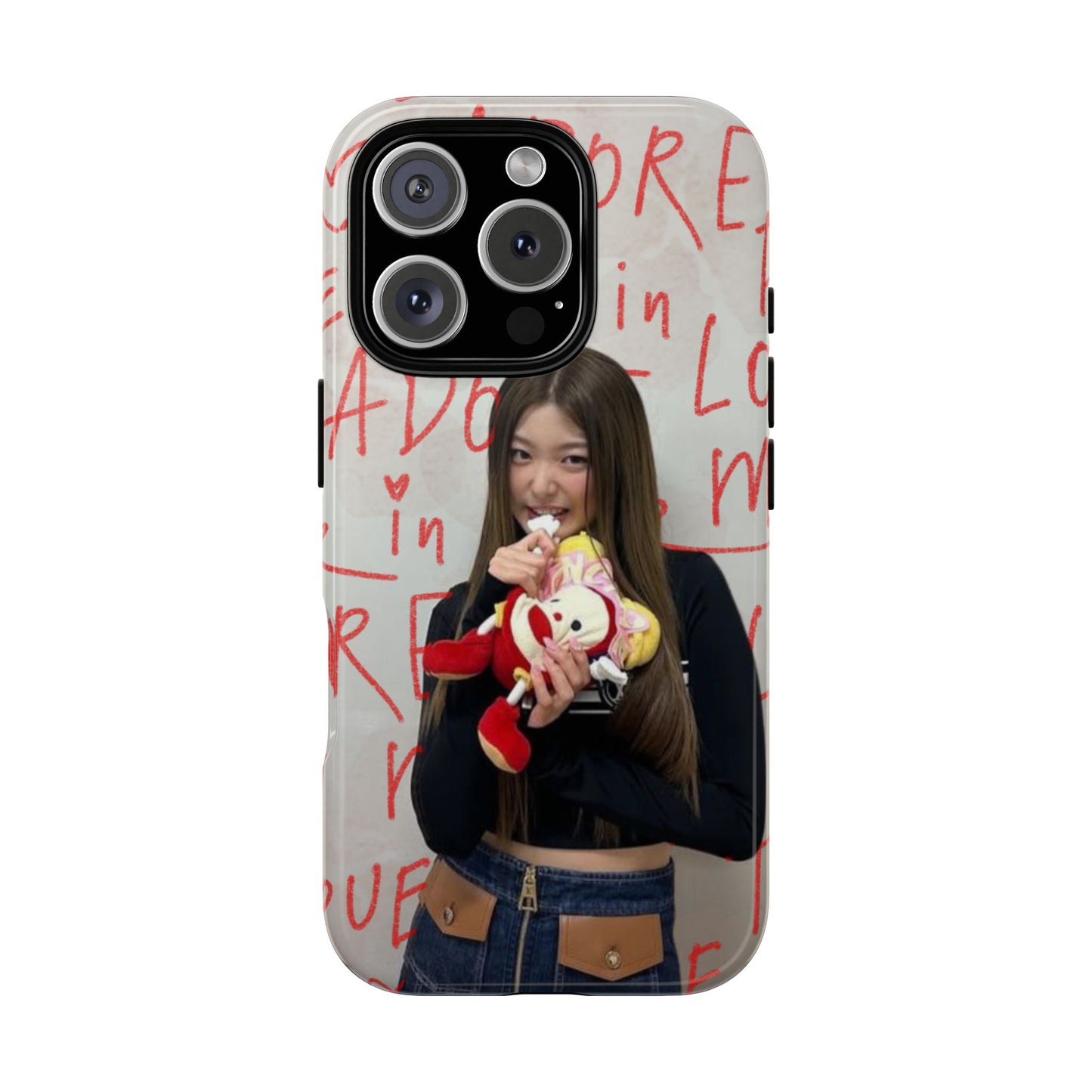 Yoonchae Phone Case — Adore Graffiti Heart Background