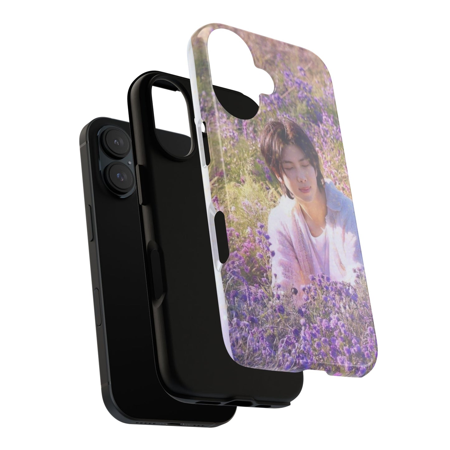 RM Floral Lavender Photo Phone Case