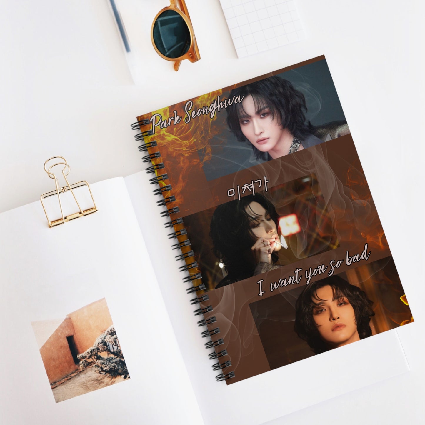 Park Seonghwa Notebook — K-Pop Journal ("I Want You So Bad")