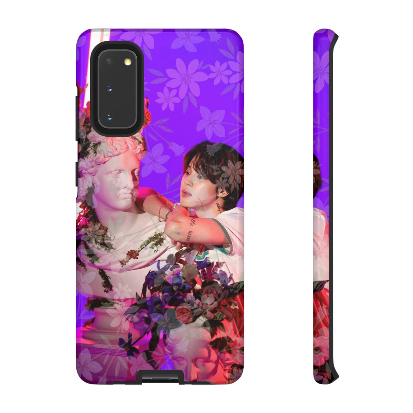 Park Jimin Phone Case — Retro Floral Phone Cover