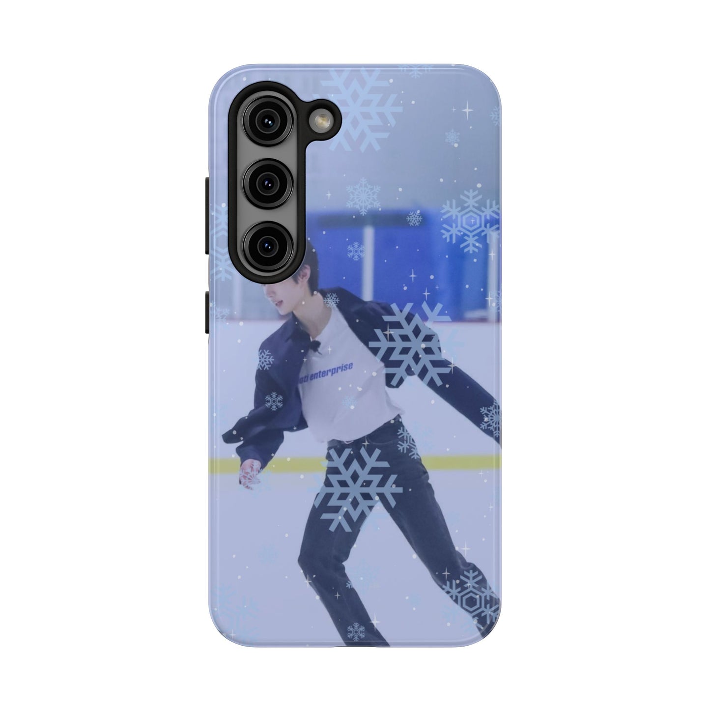 Ice Prince Tough Phone Case, Stylish Phone Protector, Winter Sports Accessory, Unique Gift for Skaters, Durable Phone Shell